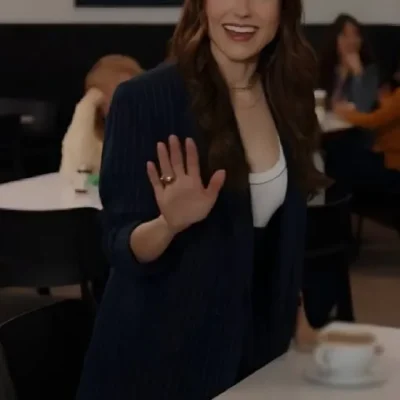 The Stranger in My Home Sophia Bush Striped Blazer