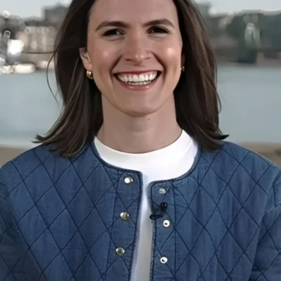 The Today Show 2025 Molly Hunter Quilted Denim Jacket