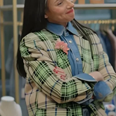 Wear Whatever The F You Want S01 Stacy London Green Plaid Blazer