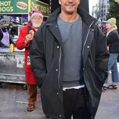 Alan Ritchson The Man with the Bag Black Jacket