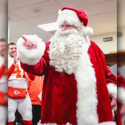 Andy Reid Santa Suit