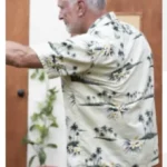 Bachelor in Paradise Kim Buike Palm Tree Print Shirt