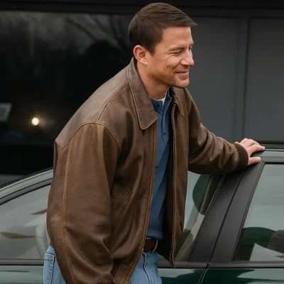Channing Tatum Roofman Leather Jacket 2025