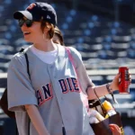 Emma Stone San Diego Tony Gwynn Jersey