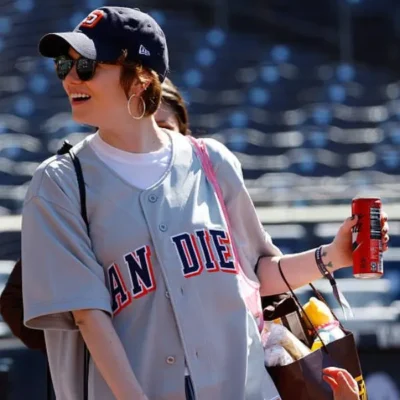 Emma Stone San Diego Tony Gwynn Jersey