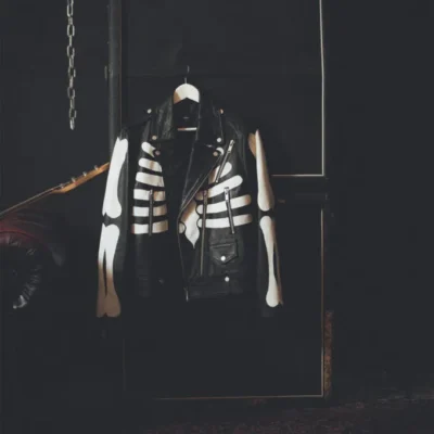 Guns n Roses Leather Jacket Black