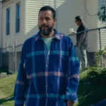 Happy Gilmore 2 Adam Sandler Multicolor Plaid Shirt