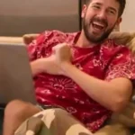 Hitmakers S01 Ben Johnson Red Bandana Print T-Shirt