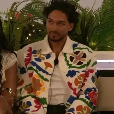 Love Island UK S11 Munveer Jabbal Printed Jacket