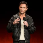 Nicholas Hoult Superman 2025 Black Leather Jacket