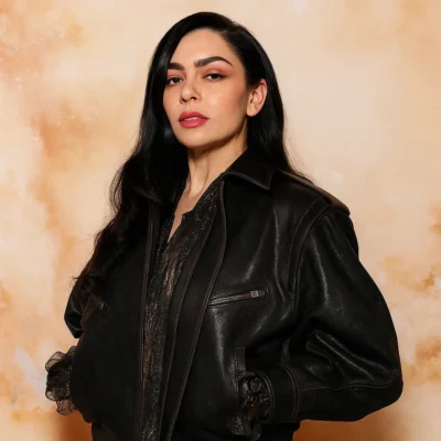 Paris Fashion Week 2025 Charli XCX Leather Jacket