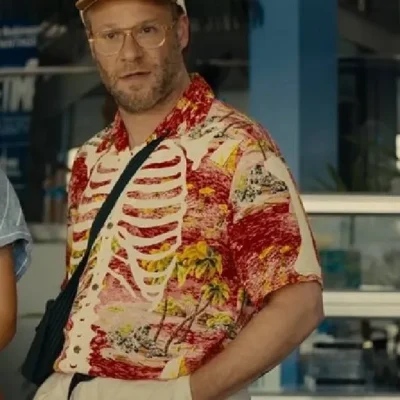 Platonic S02 Seth Rogen Skeleton Printed Shirt