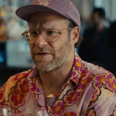 Platonic Seth Rogen Floral Shirt