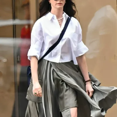 The Devil Wears Prada 2 Anne Hathaway White Shirt
