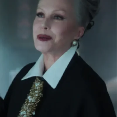 Wednesday S02 Grandmama Gold Sequins Coat