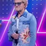 Good Morning America Kevin Cronin Floral Patch Denim Jacket