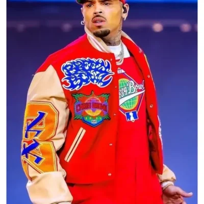 Chris Brown Breezy Bowl XX Varsity Jacket