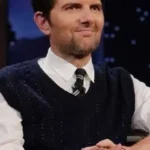 Jimmy Kimmel Live 2025 Adam Scott Knit Vest