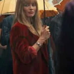 Margot Robbie A Big Bold Beautiful Journey Red Blazer