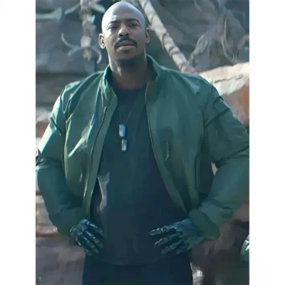 Mehcad Brooks Mortal Kombat II 2025 Green Jacket