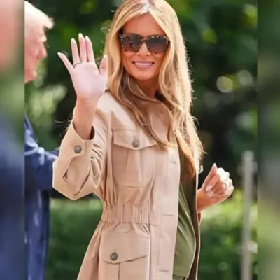 Melania Trump Texas Beige Cotton Jacket