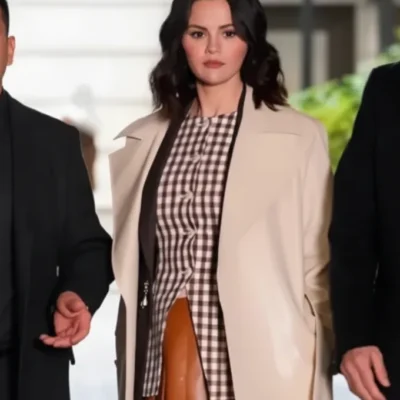 Only Murders In The Building S05 Selena Gomez Gingham Vest