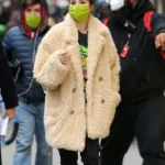 Only Murders In The Building Mabel Mora Beige Fur Coat