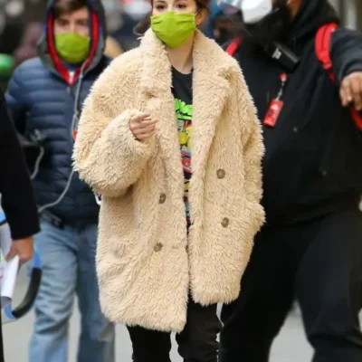 Only Murders In The Building Selena Gomez Fur Coat
