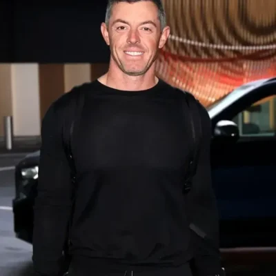 Rory McIlroy 2025 Team Europe Practice Black Sweatshirt