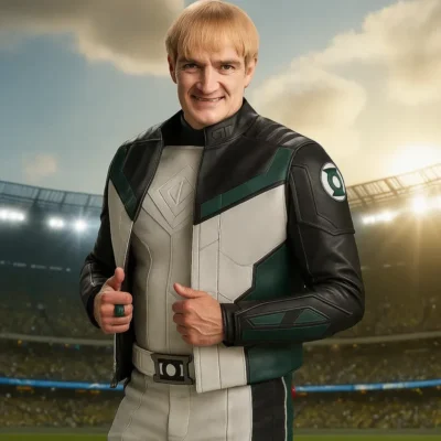 Superman 2025 side Green Lantern Jacket