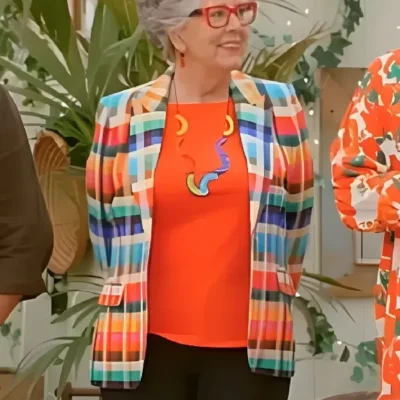 The Great British Bake Off Prue Leith Multicolor Blazer