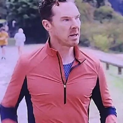 The Roses Benedict Cumberbatch Pink & Black Track Jacket
