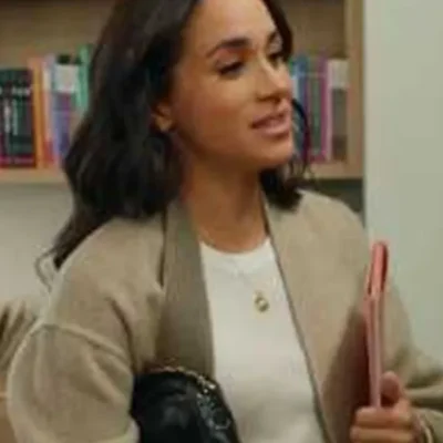 With Love Meghan S02 Meghan Markle Belted Wrap Coat