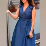 And Just Like That Charlotte York Sleeveless Denim Dress