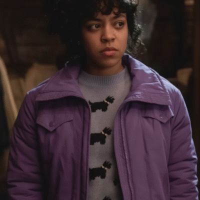 Erica Sinclair Purple Jacket 2025