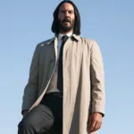 Good Fortune 2025 Keanu Reeves Beige Coat