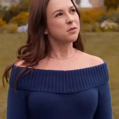 Haul Out the Halloween Lacey Chabert Off Shoulder Sweater