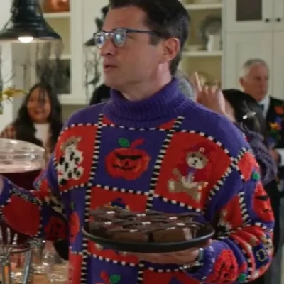 Haul Out the Halloween Wes Brown Knitted Sweater