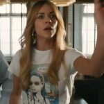 High Potential Kaitlin Olson White Graphic Tee