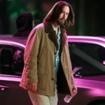 Good Fortune 2025 Keanu Reeves Fur Collar Coat