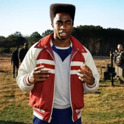 Lucas Sinclair Stranger Things S05 Bomber Jacket 2025