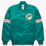 80s Miami Dolphin Starter Satin Jacket