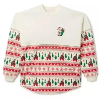 Santa Mickey Mouse Merry Christmas Fair Isle Spirit Jersey
