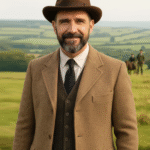 The Choral Ralph Fiennes Brown Coat