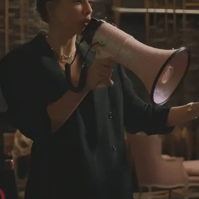 Showgirl Taylor Swift Pinstripe Blazer