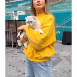 Taylor Swift Miami Eras Tour Yellow Sweatshirt