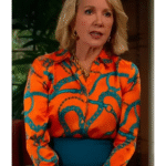 The Young and the Restless Melody Thomas Scott Chain Print Shirt