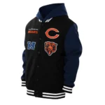 New Chicago Black Hooded Jacket