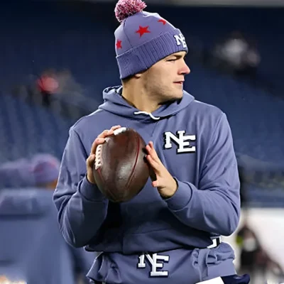 Patriots-Rivalries-Sideline-Drake-Maye-Hoodie