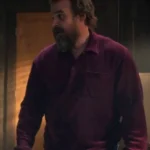Stranger Things S05 David Harbour Purple Shirt